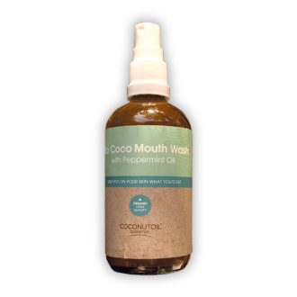 Coconutoil cosmetics bio coco szájvíz borsmentával 100 ml