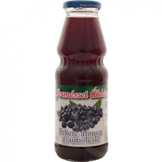 Természet Áldása fekete áfonya gyümölcslé 100% 330 ml