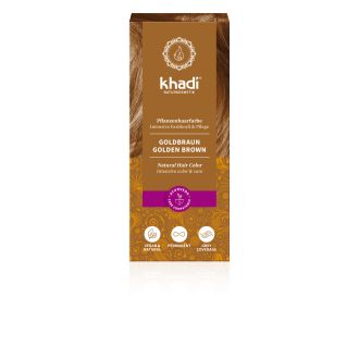 Khadi bio hajfesték por aranybarna 100 g