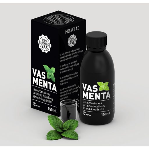 Vasmenta liposzómás vas tartalmú folyékony étrend-kiegészítő 150 ml