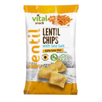 Vital lencse chips tengeri sóval 65 g