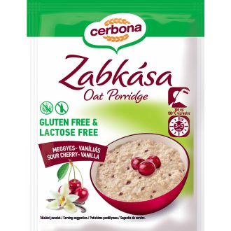 Cerbona gluténmentes zabkása meggy-vanília 50 g