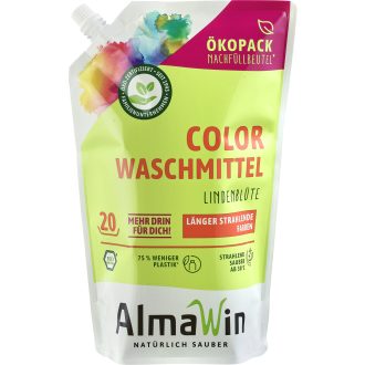   Almawin color folyékony mosószer koncentrátum színes ruhákhoz hársfavirág kivonattal - 20 mosásra 1500 ml
