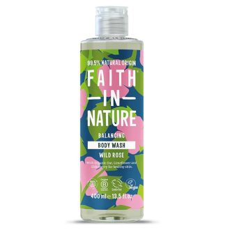 Faith in nature vadrózsa tusfürdő 400 ml