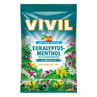 Vivil cukormentes mentolos eukaliptuszos torokcukor 60 g