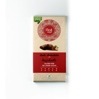   Health Market Dark Delight Étcsokoládé egész mogyoróval 80g