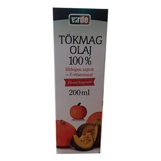 Virde tökmagolaj e-vitaminnal 100% 200 ml
