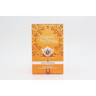   English Tea Shop 20 bio zöld rooibos gránátalma áfonya tea 35 g