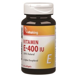   Vitaking e-vitamin 400iu természetes d-alpha lágykapszula 60 db