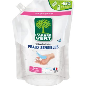   Larbre Vert mosogatószer érzékeny bőrre utántöltő 1000 ml