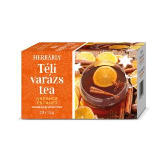   Herbária téli varázs narancs és fahéj ízű tea 20x1,5g 30 g