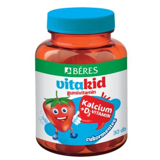 Béres vitakid kalcium+d3 vitamin gumivitamin 30 db