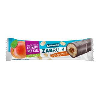   Cornexi vegán zabrudi sárgabarackos töltelékkel töltött zabrúd kakaós bevonattal édesítőszerrel hcn 30 g