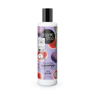   Organic Shop bio sampon volumennövelő fügével és csipkebogyóval 280 ml