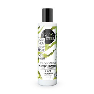   Organic Shop bio kondicionáló erősítő és hajhullás ellen algával és citromfűvel 280 ml