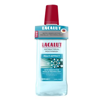   Lacalut antibakterális, micellás szájvíz multi-effect 500 ml