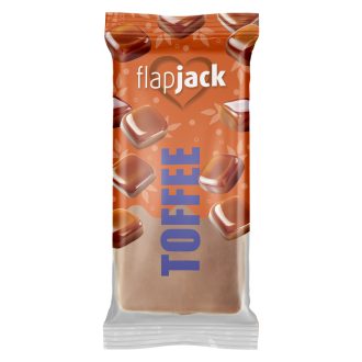   Flap Jack zabszelet toffee ízű, csokoládé ízű bevonattal 100 g