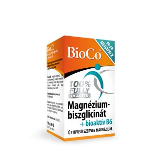   Bioco magnézium-biszglicinát+bioaktív b6-vitamin megapack tabletta 90 db
