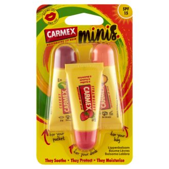  Carmex ajakápoló mini pack (eper, cseresznye, ananász-menta) 3x5g 15 g