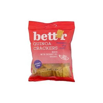  Bettr bio vegán gluténmentes quinoa kréker kurkuma&kömény 100 g