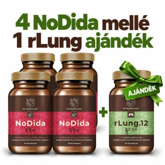   Myrobalan nodida candida, gombák és élősködők elleni gyógynövény-komplex vegán kapszula 60 db