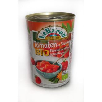 Le baron bio kockázott paradicsom 400 g