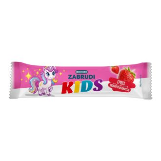   Cornexi kids zabrudi epres-vanília ízű töltelékkel töltött zabrúd joghurtos bevonattal 30 g