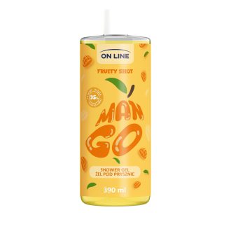 On Line tusfürdő fruity shot mangó 390 ml