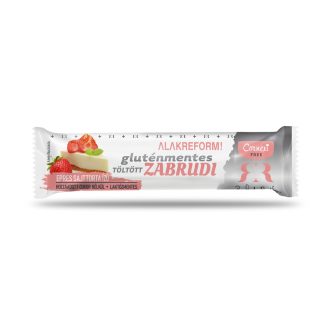  Cornexi zabrudi alakreform epres töltelékkel töltött sajttorta ízű zabrúd kakaós bevonattal, édesítőszerrel hcn 30 g