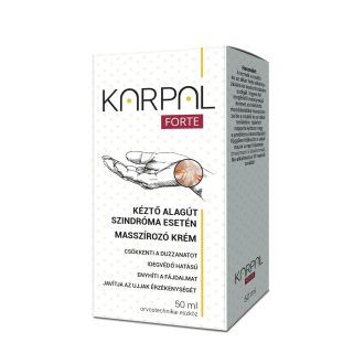   Karpal forte kéztő alagút szindróma masszírozó krém 50 ml
