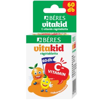 Béres vitakid c-vitamin 50mg rágótabletta 60 db