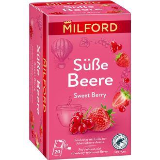 Milford földieper-ribizli ízű gyümölcstea 20x2g 40 g