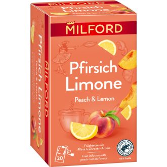 Milford őszibarack-citrom ízű gyümölcstea 20x2,25g 45 g