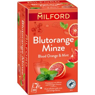 Milford vérnarancs-borsmenta ízű gyümölcstea 20x2g 40 g
