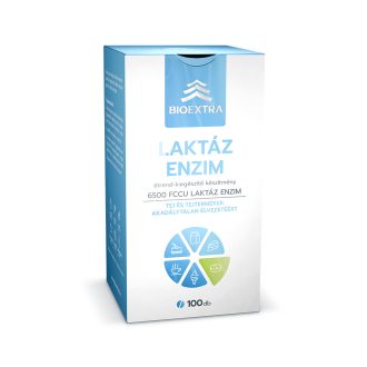   Bioextra laktáz enzim 6500 fcuu étrend-kiegészítő kapszula 100 db