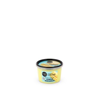   Organic Shop “lemon macaron” feszesítő testradír citrommal és mentával 250 ml