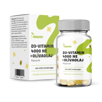 Netamin d3-vitamin 4000ne+olívaolaj kapszula 30 db