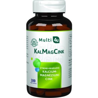 Multi 4u kalcium magnézium cink vegán tabletta 100 db