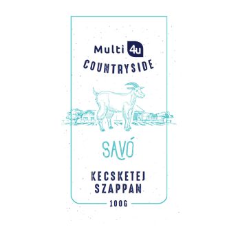 Multi 4u countryside kecsketej szappan savó 100 g
