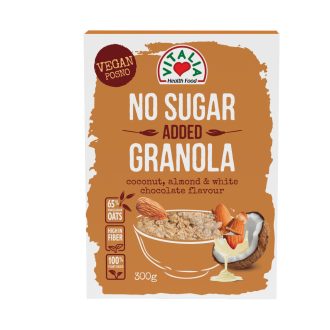   Vitalia granola hozzáadott cukor nélkül fehércsokis kókuszos mandulás 300 g