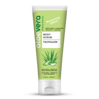 Aloe vera organic bőrmegújító testradír 250 ml