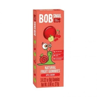 Bob Snail gyümölcszselé alma-meggy 27 g