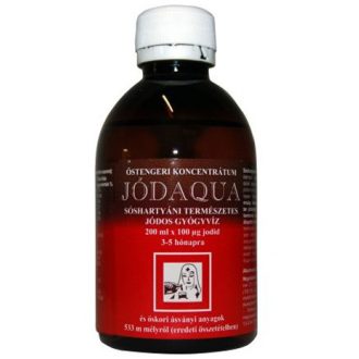 Jódaqua természetes jódos gyógyvíz 200 ml