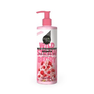   Organic Shop “erdei szamócás granita” frissítő tusfürdő gél 400 ml