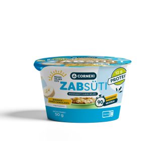   Cornexi zabsüti hozzáadott cukor nélkül, banános fehércsokoládés, édesítőszerrel és fehérjével 50 g