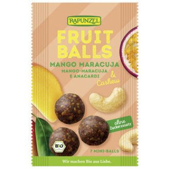   Rapunzel bio gyümölcsgolyó mangó-maracuja és kesudió 49 g