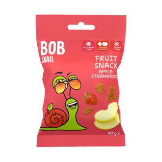 Bob Snail gyümölcs snack alma-eper 40 g