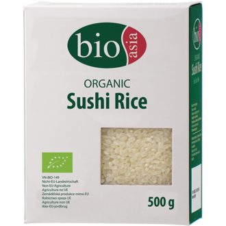 Bioasia bio kerekszemű sushi rizs 500 g