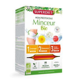   Superdiet minceur természetes 3 fázisú 30 napos fogyást segítő zsírégető program ampulla 30x15ml 450 ml