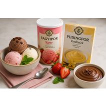 Fagyik, fagyiporok, pudingporok